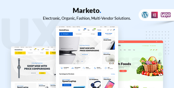 Product picture Marketo - ECommerce & Multivendor A Woocommerce WordPress Th